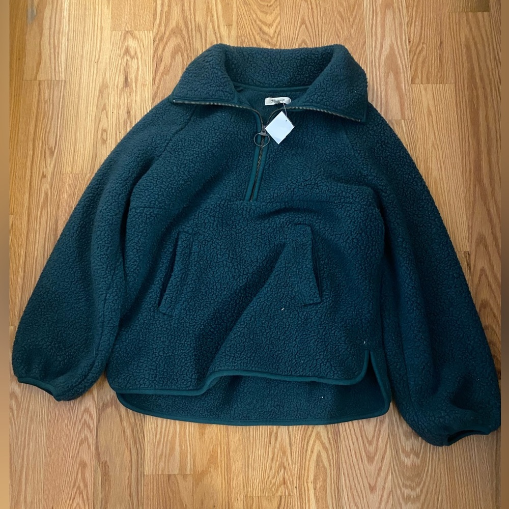 Madewell Polartec® Fleece Half-Zip Jacket